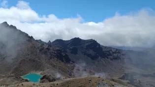 Emerald lakes Tongariro Crossing by Hannah Calleja