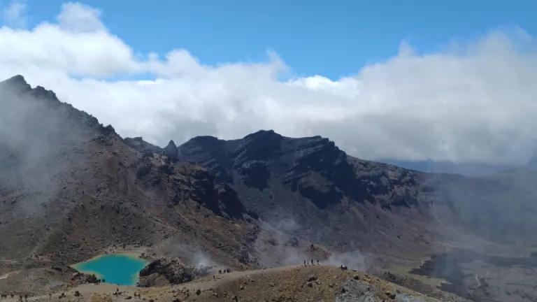 Emerald lakes Tongariro Crossing by Hannah Calleja